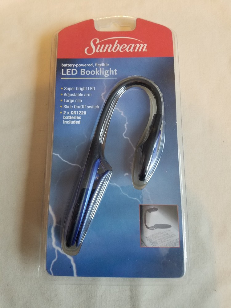 Sunbeam Battery Powered Flexible LED Booklight New