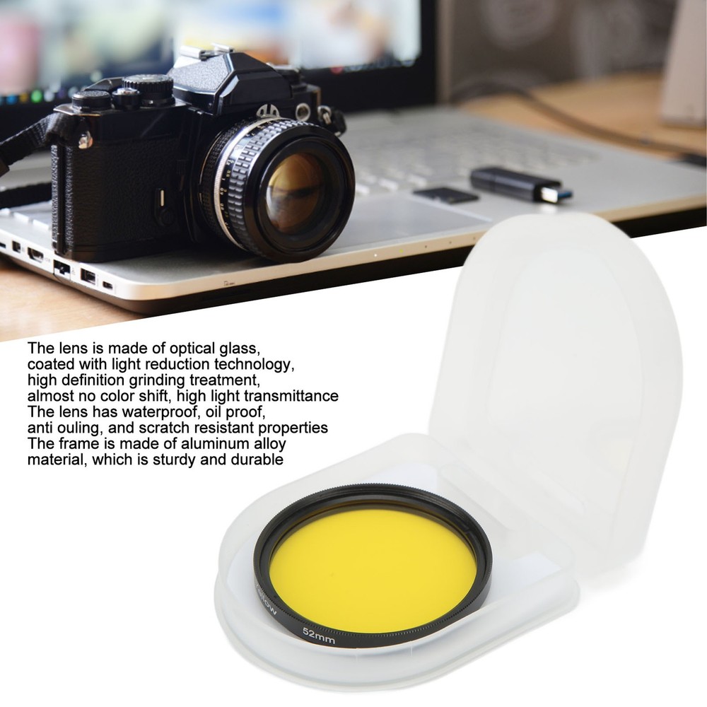 High Definition 52mm Camera Lens Filter For Digital Cameras Use❀