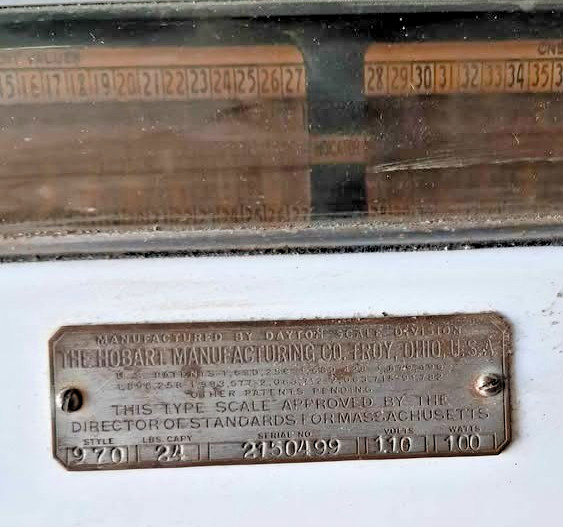 Dayton Hobart Model 970 scale