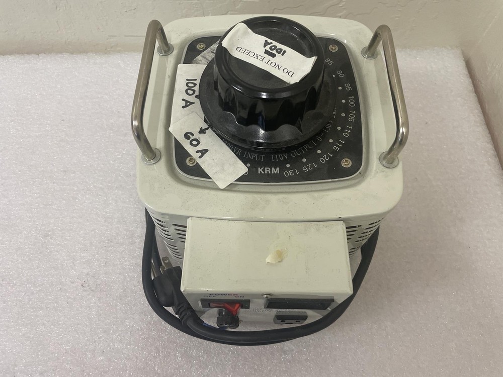 KRM 2090VR CONTACT VOLTAGE REGULATOR TRANSFORMER