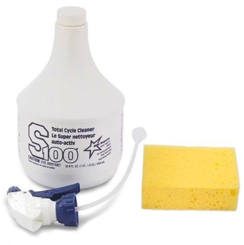 S100 12001B Total Cycle Cleaner Bottle - 33.8 oz.  Assorted Sizes , Styles