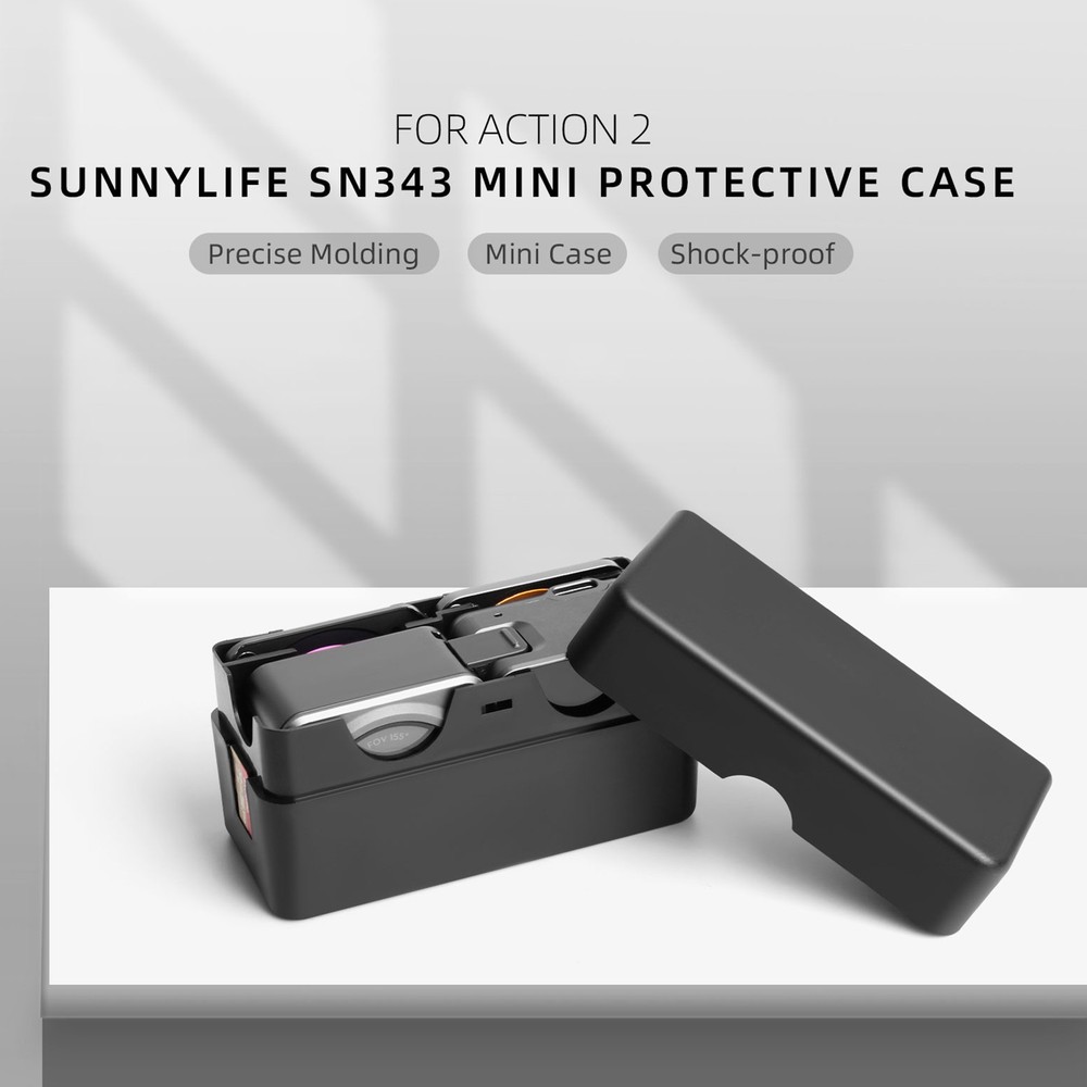 Anti-Dust Mini Storage Box Protective Case For DJI Action 2 Camera & Accessories
