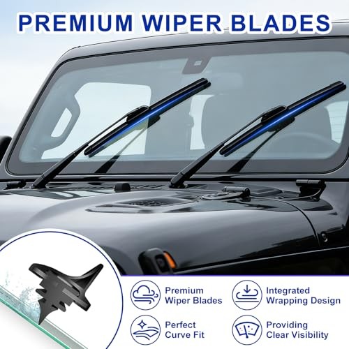 22" + 22" Windshield Wipers Compatible with Dodge Charger 2006