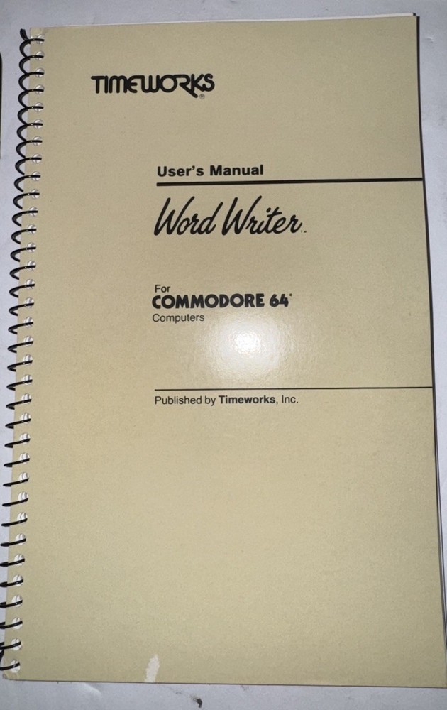 Timeworks Work Writer With Spell Checker Personal Computer Software COMPLETE