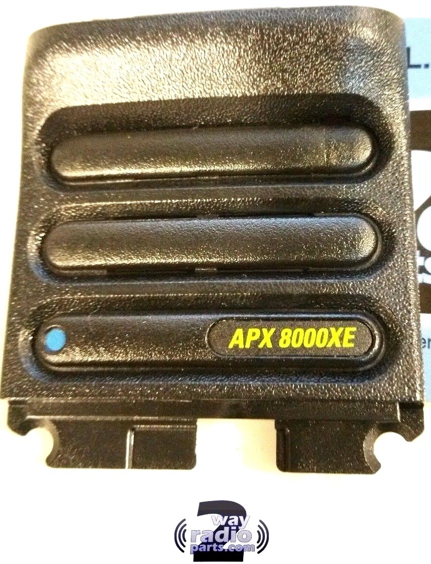 Genuine Motorola APX8000 APX6000 XE Black Refresh Speaker Grille / Nameplate Kit