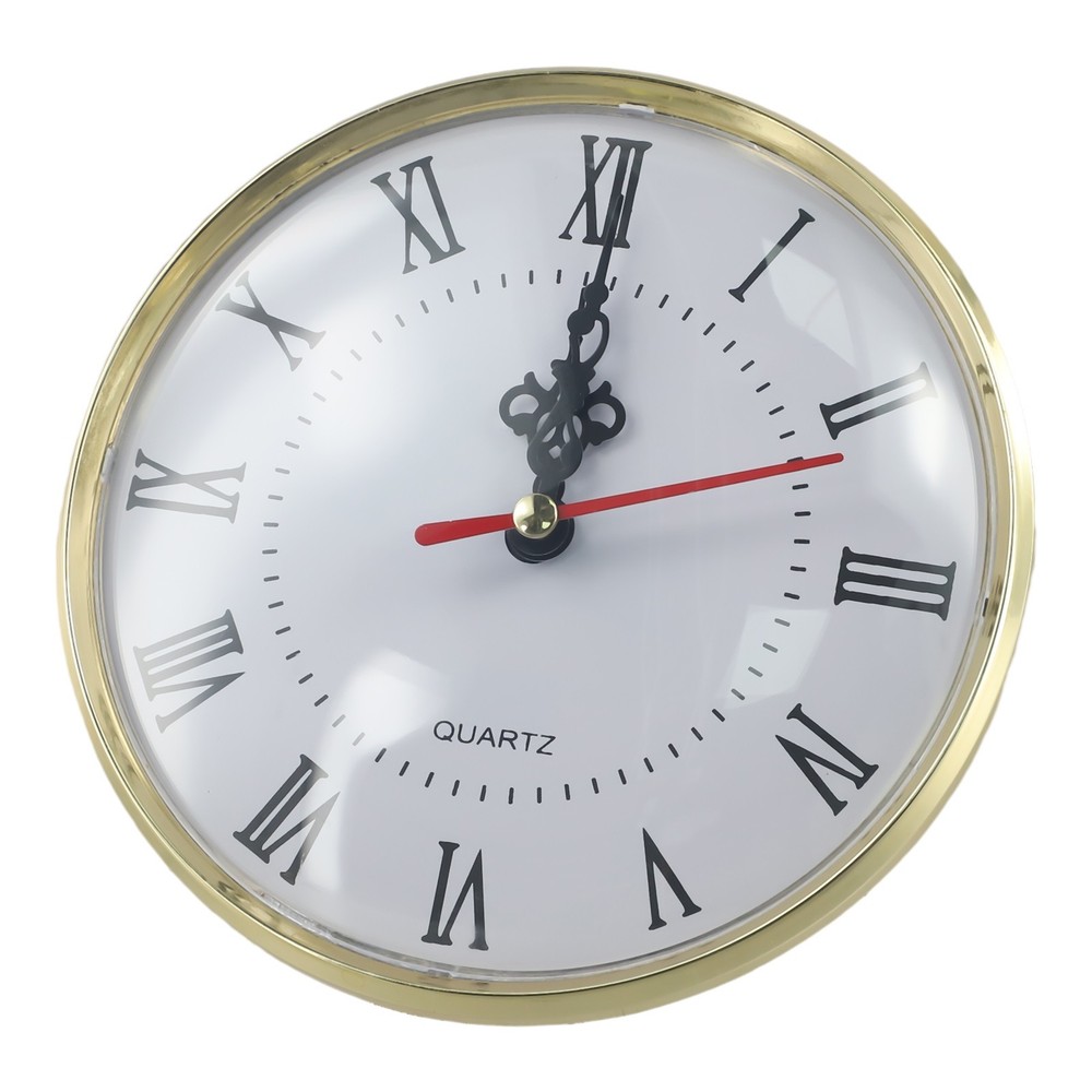 Movement Quartz Clock Insert Compact Precision Roman Numerals Practical
