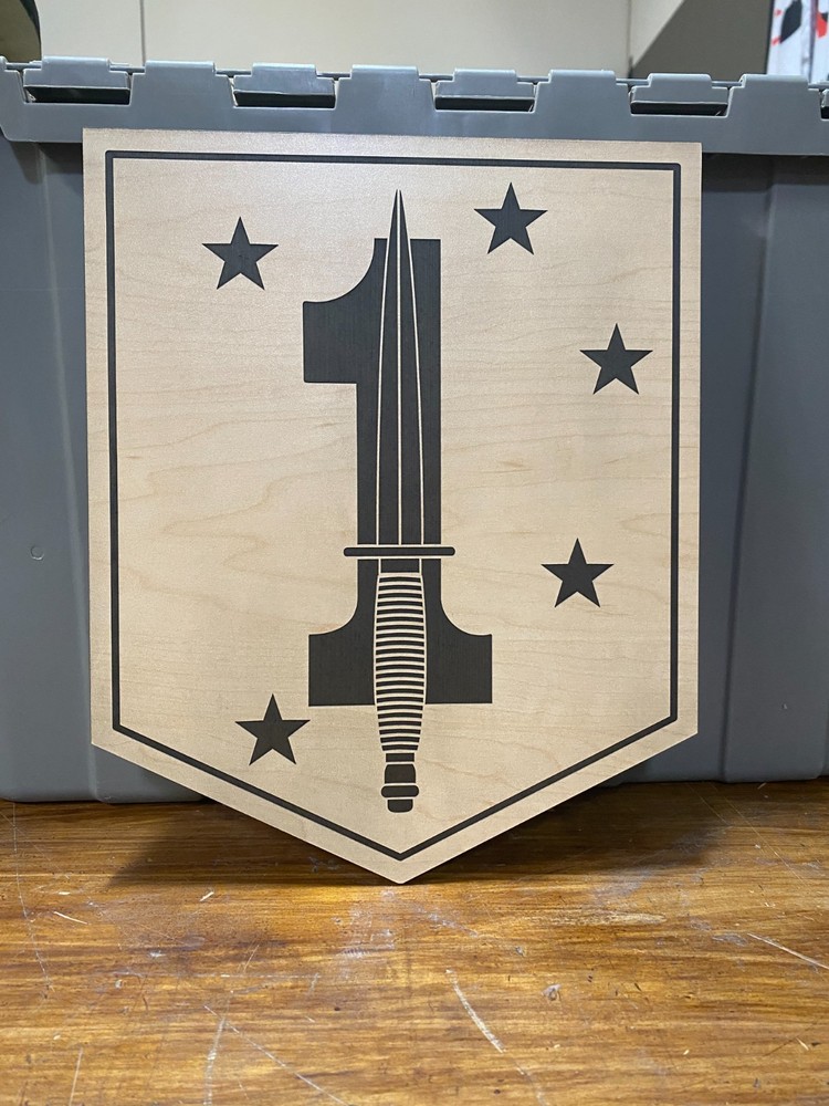 Marine Special Operations Command (MARSOC) Wall Plaque 1st Battalion