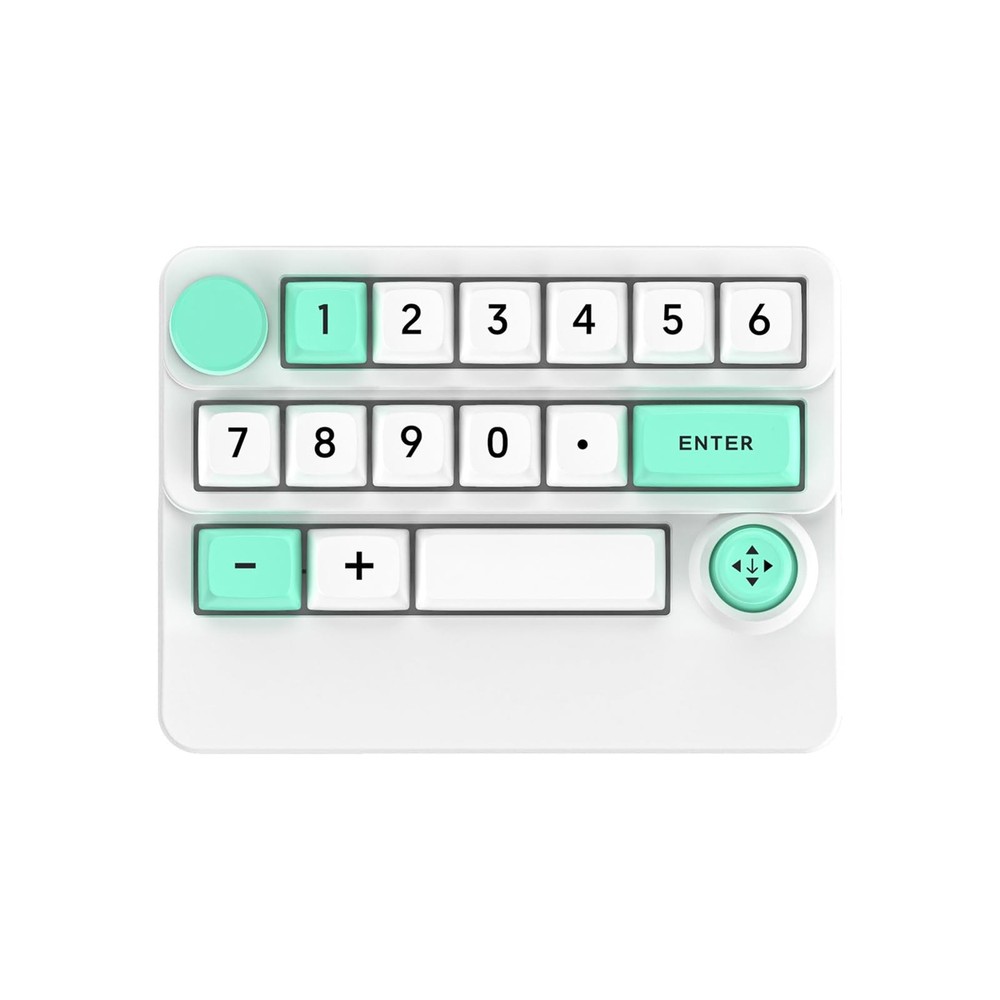 W909 Wireless RGB Mechanical Numeric Keypad, Hot-Swappable, Macro-Programmabl...