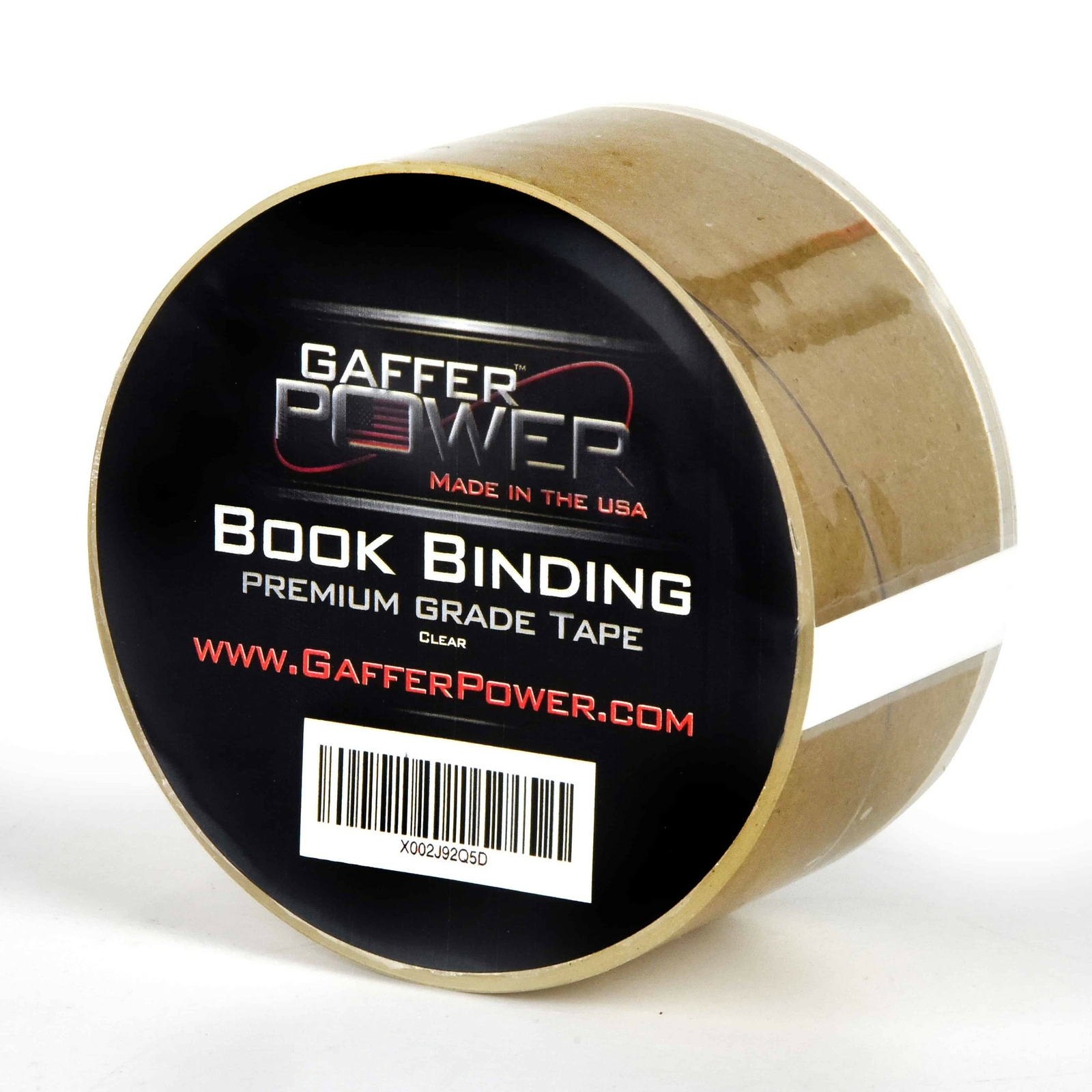 Bookbinding Tape by Gaffer Power, Clear Book Repair Tape - 2" X 15 Yards