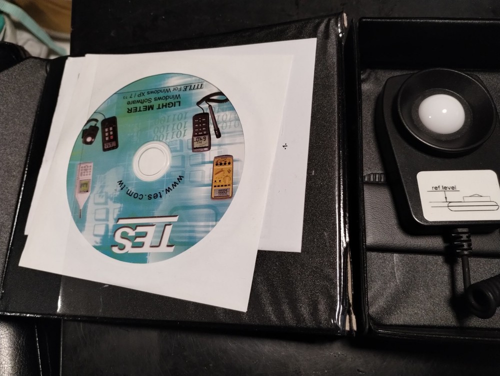 **USED** TES-1336A High Precision Datalogging Light Meter Digital LUX Meter