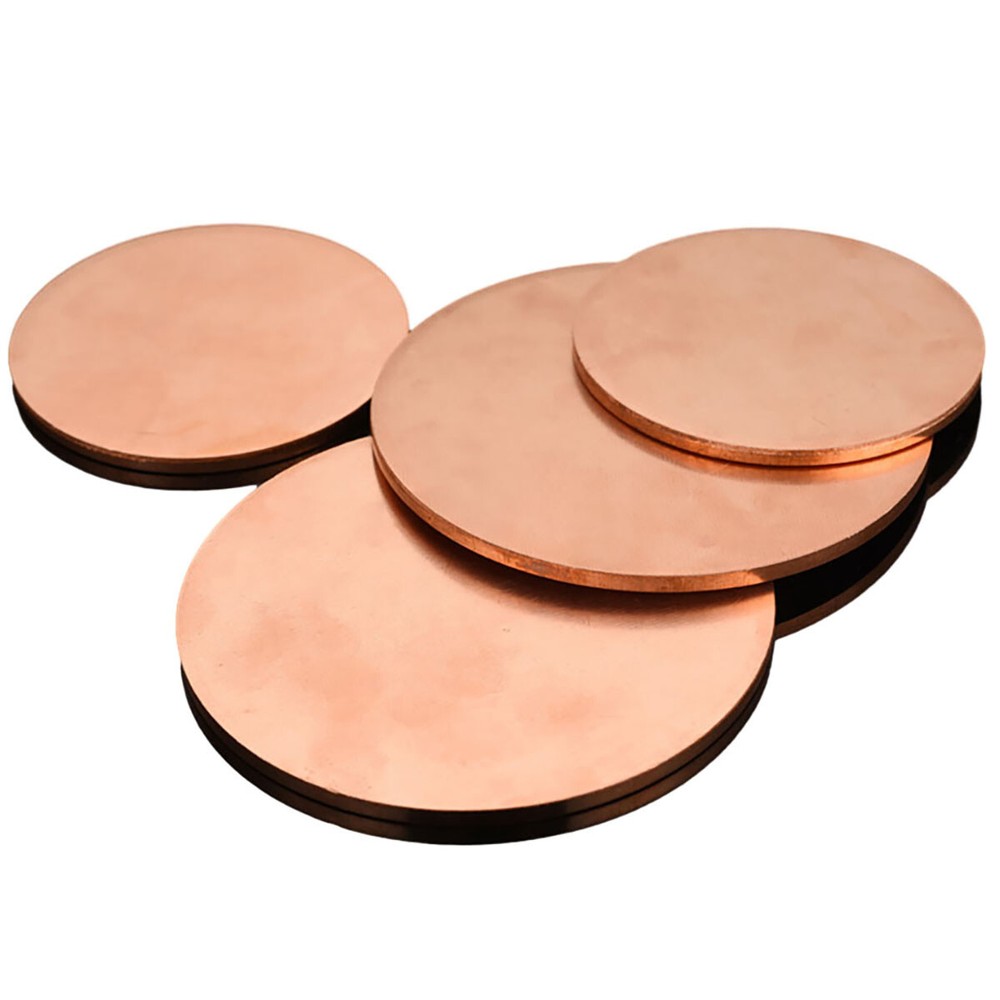 Copper Discs Round 0.3mm - 6mm Copper Metal Discs Round Solid Copper Discs