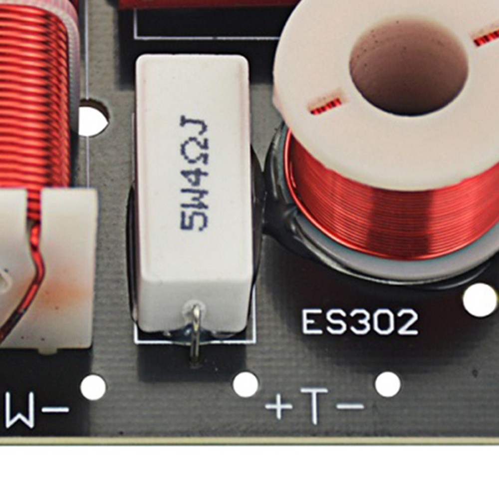 ES302 2 Ways Audio Speaker Crossover Treble+ Frequency Divider Crossovers9344