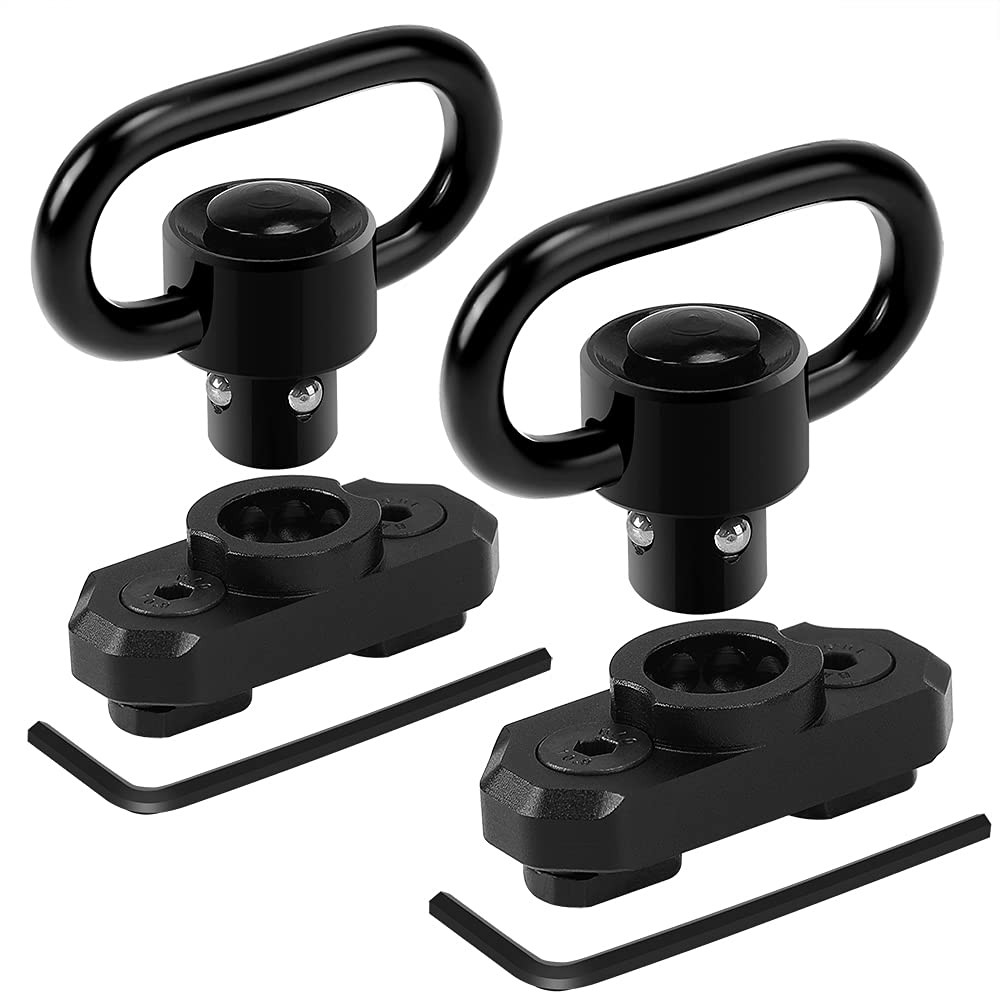 REERON 2 Point Sling & Mount - Adjustable Extra Long Two ‎Black
