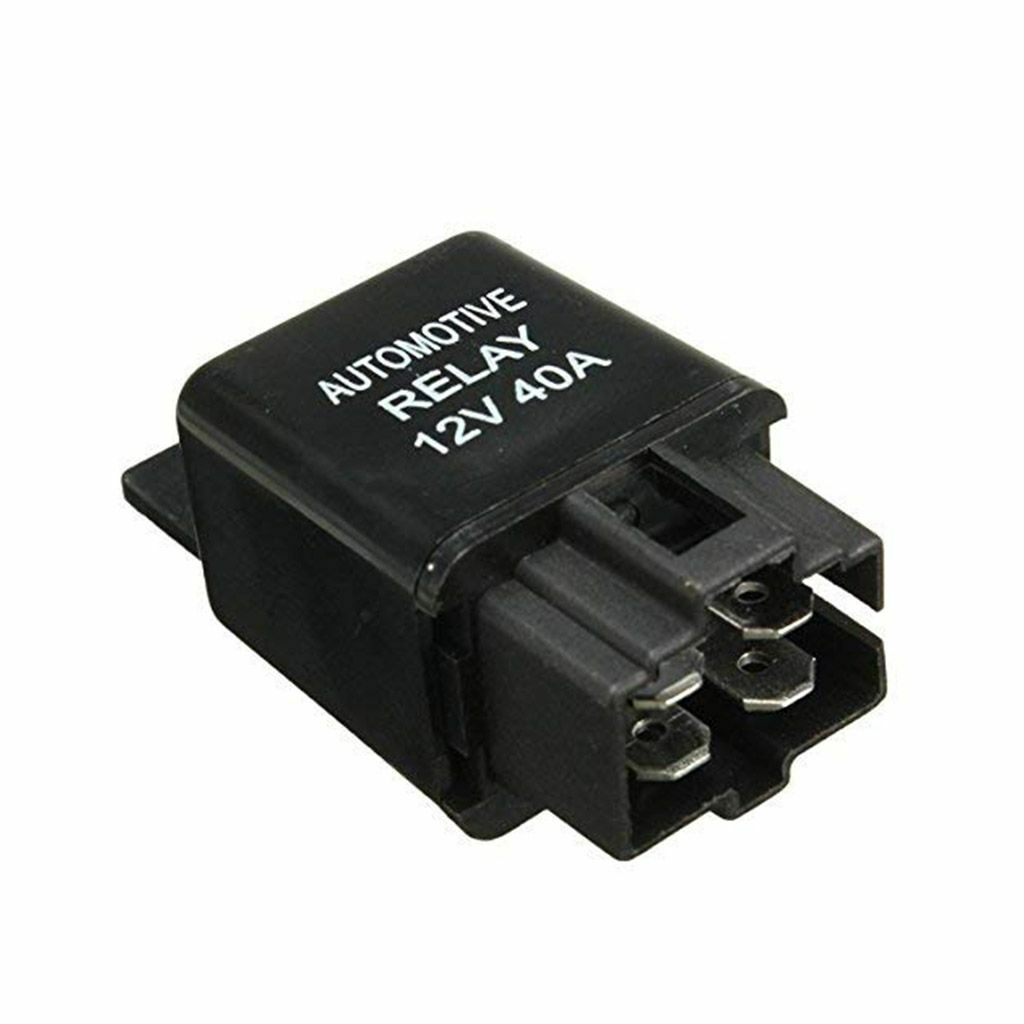 2x DC 12V 40A 40 AMP Car Auto Automotive Van Boat Bike 4 Pin SPST Alarm Relay US