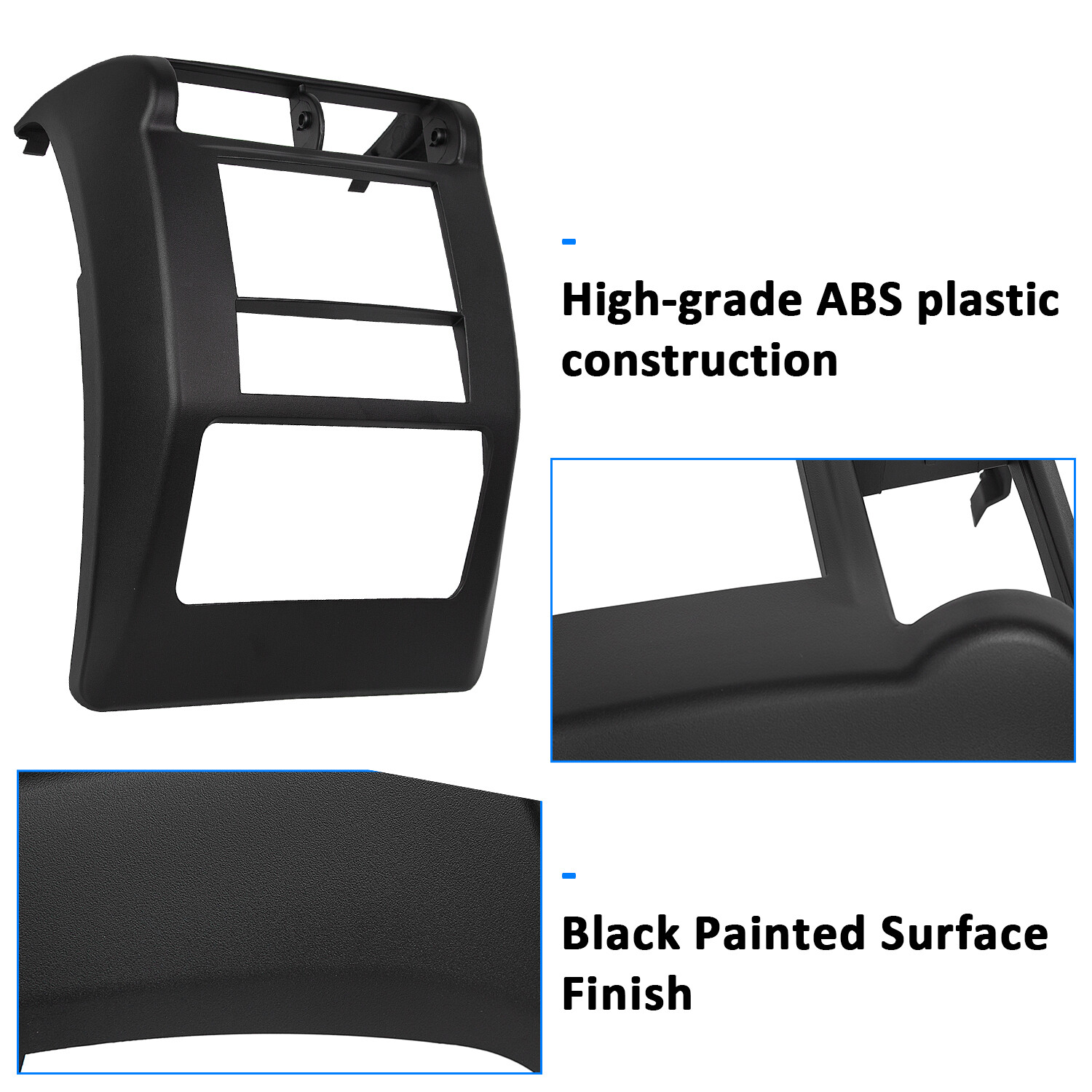 For 2003-2006 04 05 Jeep Wrangler TJ Double Din Radio Dash Kit w/ Wiring Harness