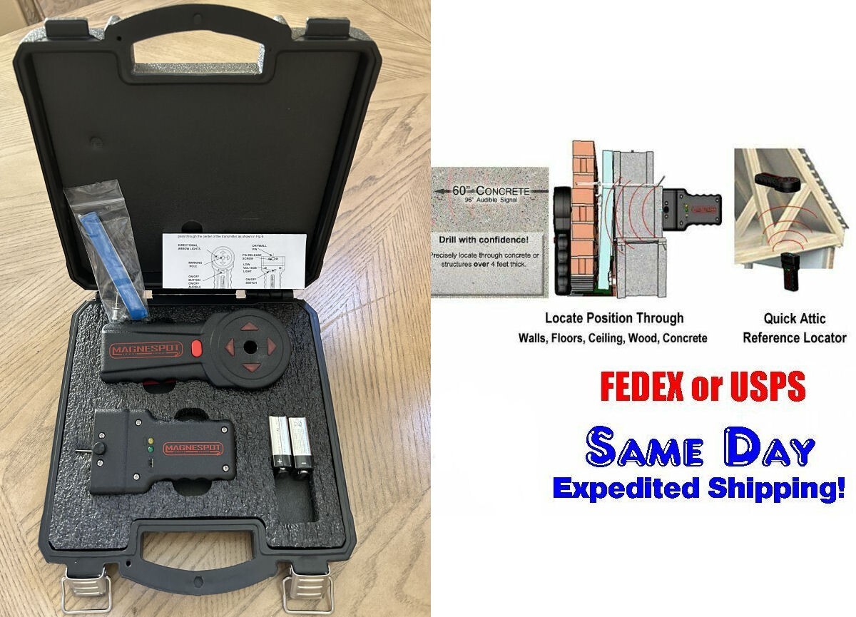 NEW XR1000-K2 Magnepull Magnespot Wall Ceiling Reference Point Finder Locator