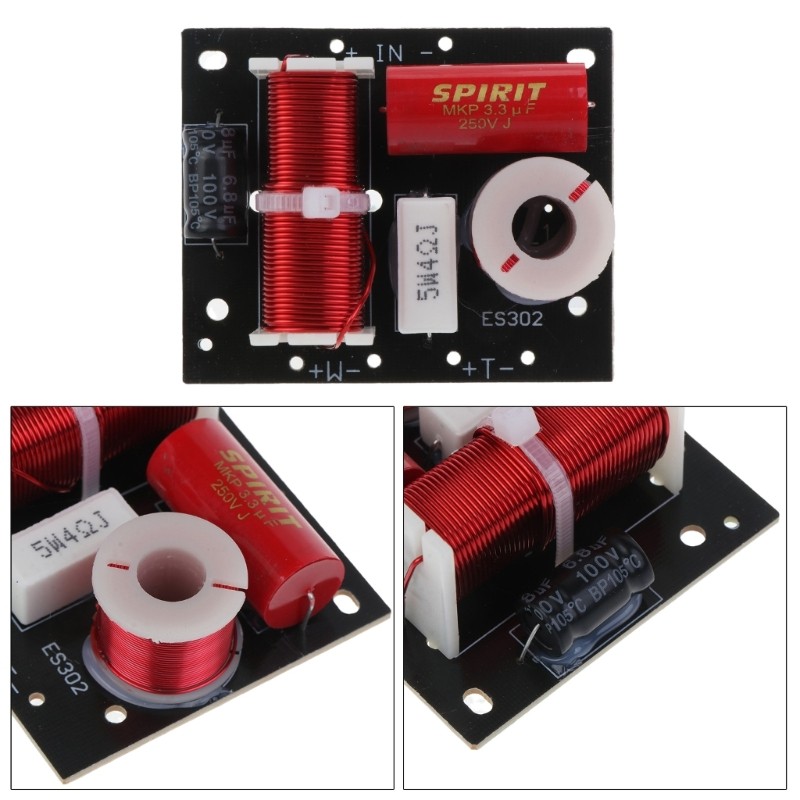 2-Way Speaker Divider, 400W Long Durability Crossover Filter, Frequency Divider