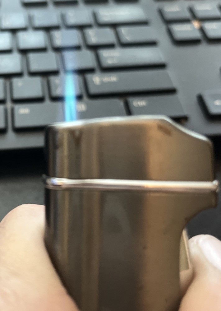 Xikar Torch Lighter grey Single Jet Flame Refillable Working