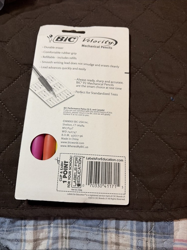 BIC Velocity Mechanical Pencil Refillable Medium Point (0.7 mm) 4-Count #2