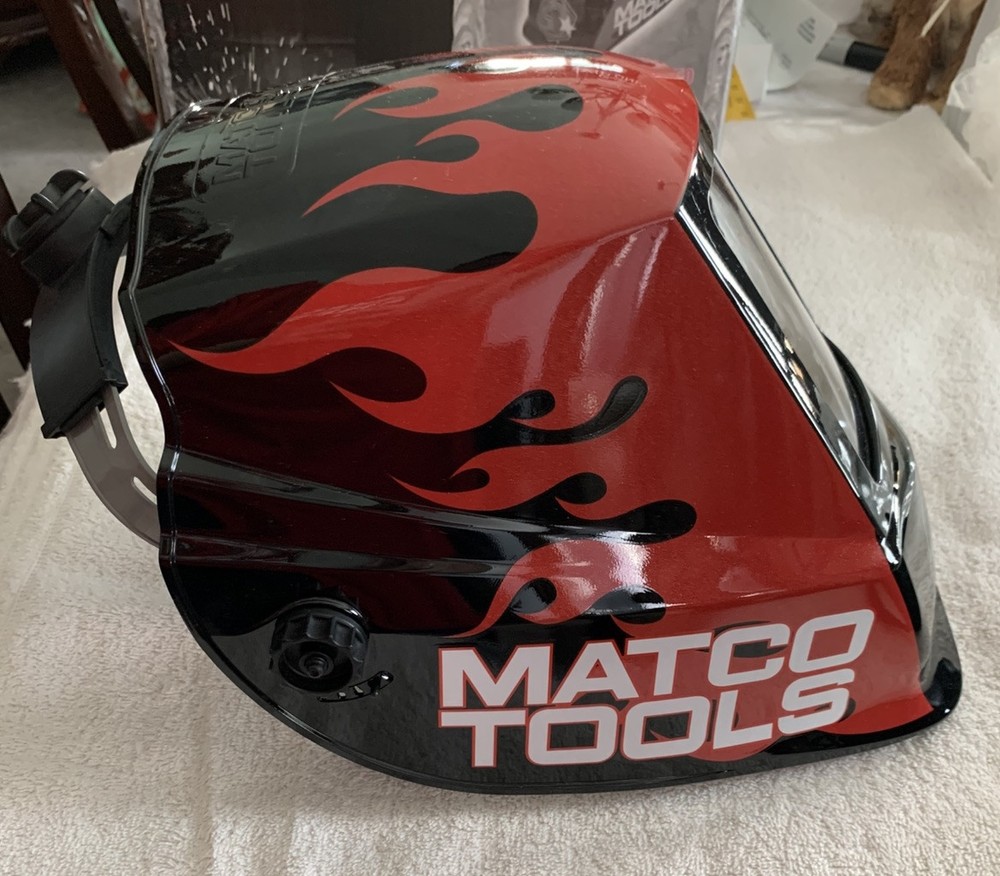 Matco Tools Auto Darkening Solar Powered Four Sensor Welding Helmet