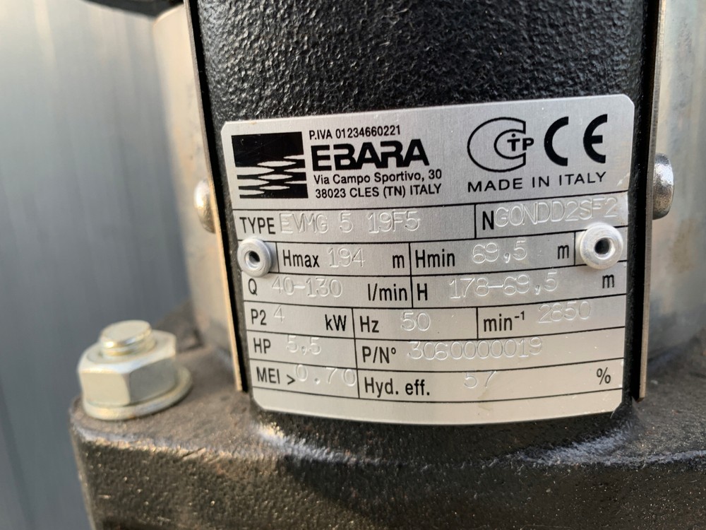 EBARA EVMG 5 19F5