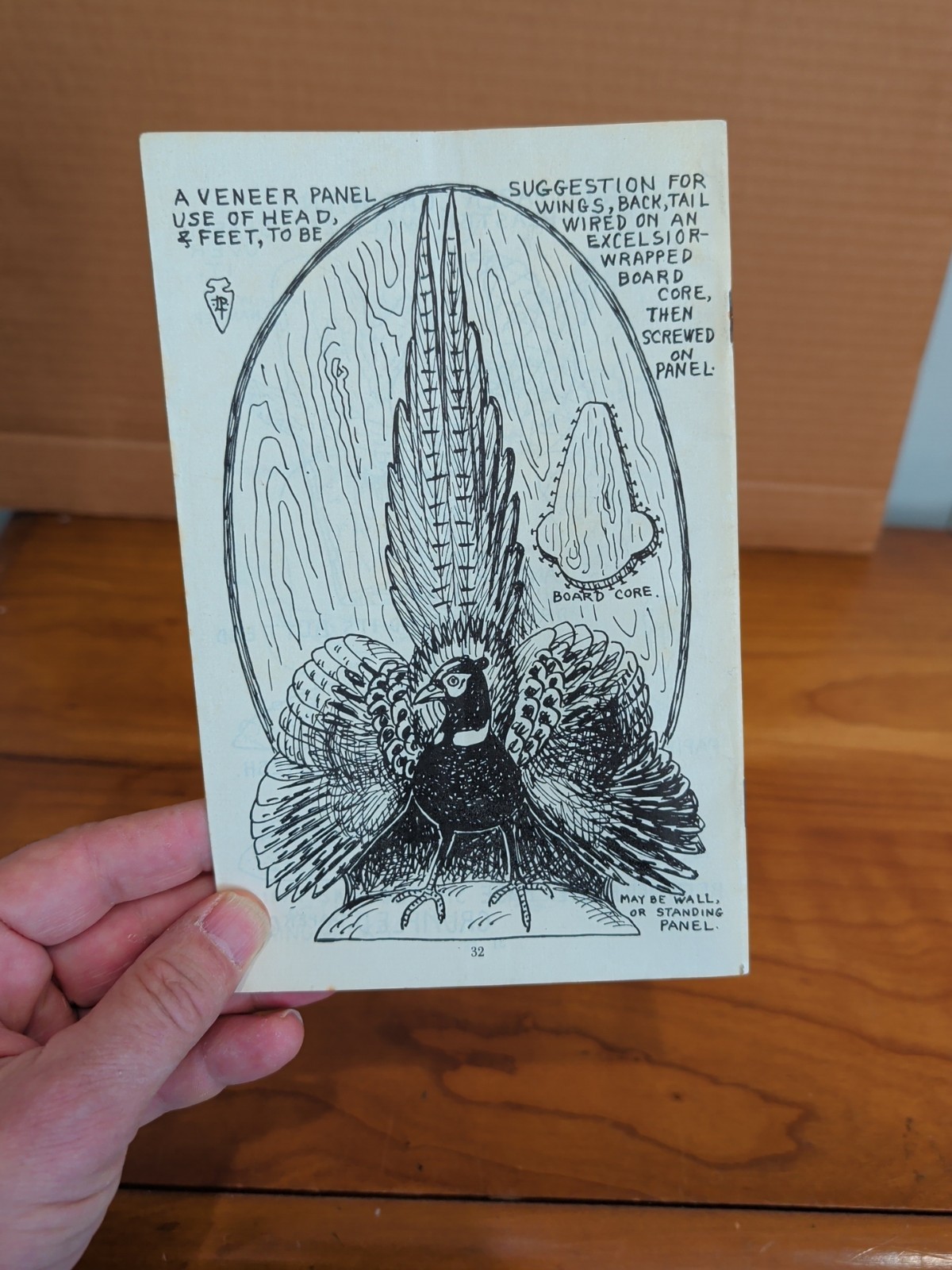 The Pheasant Mounting Book by Leon Pray 1956 Paperback Modern Taxidermist