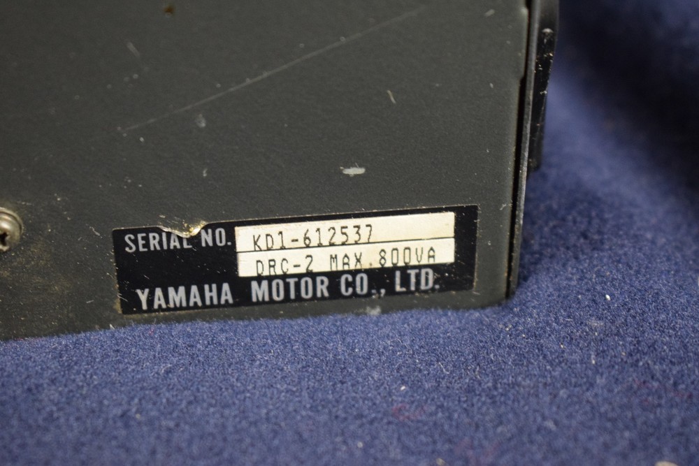 Yamaha DRC2 robot controller with Flip Series FS-250 linear slide robot actuator