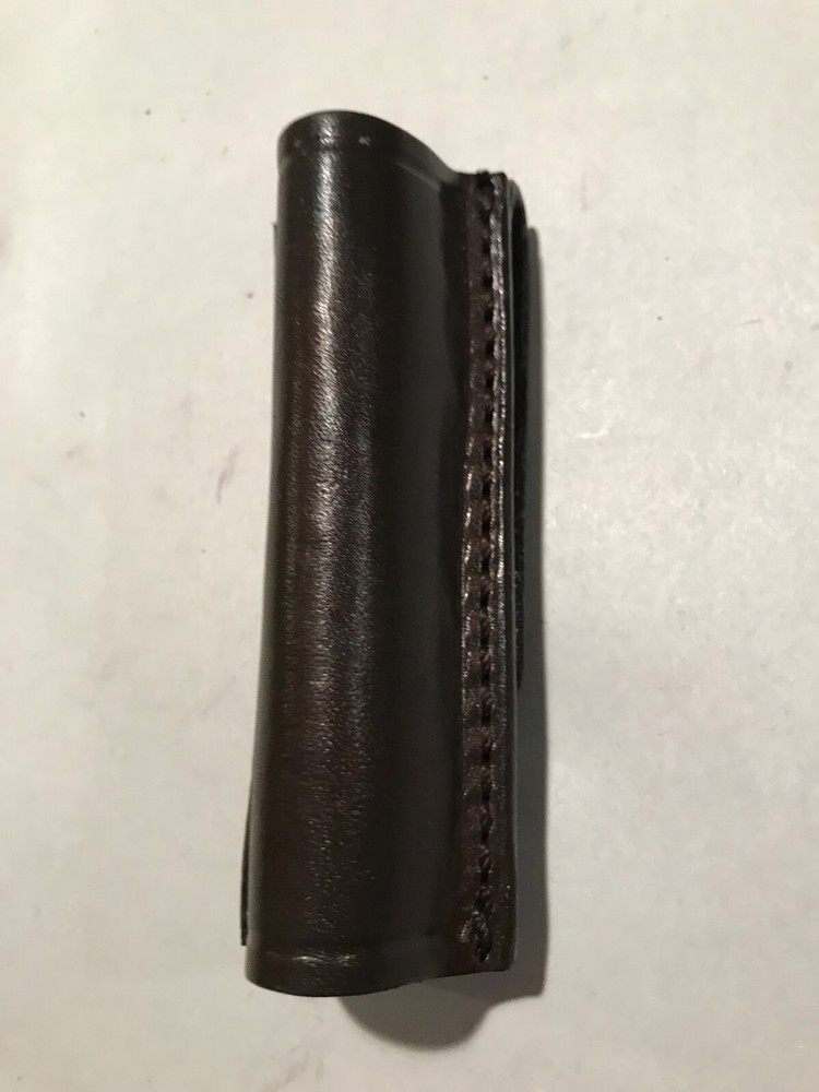 Dark Brown Belt Pouch for Mini Maglite