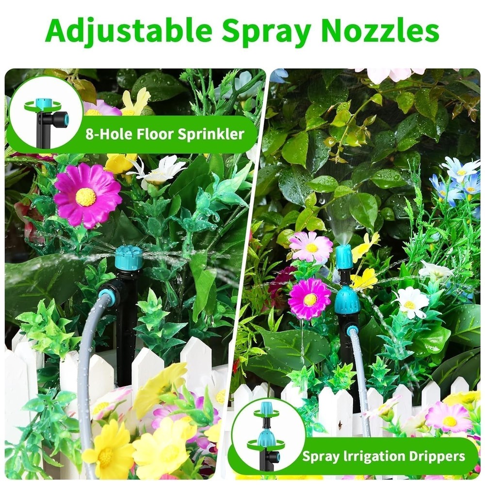2026 Quick Connect Irrigation System Kit DIY Water Saving Drip Irrigation System