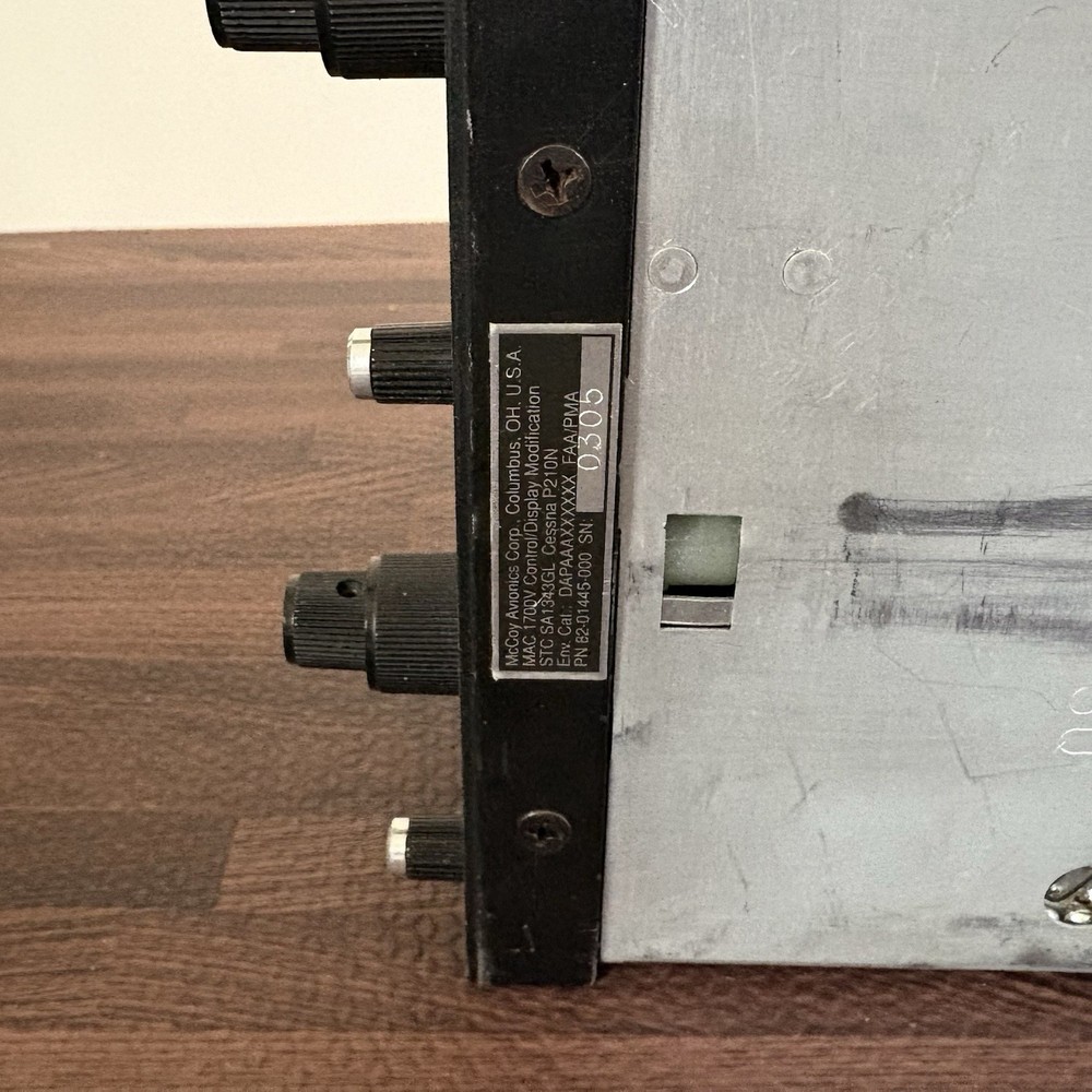 McCoy MAC 1700 NAV/COM