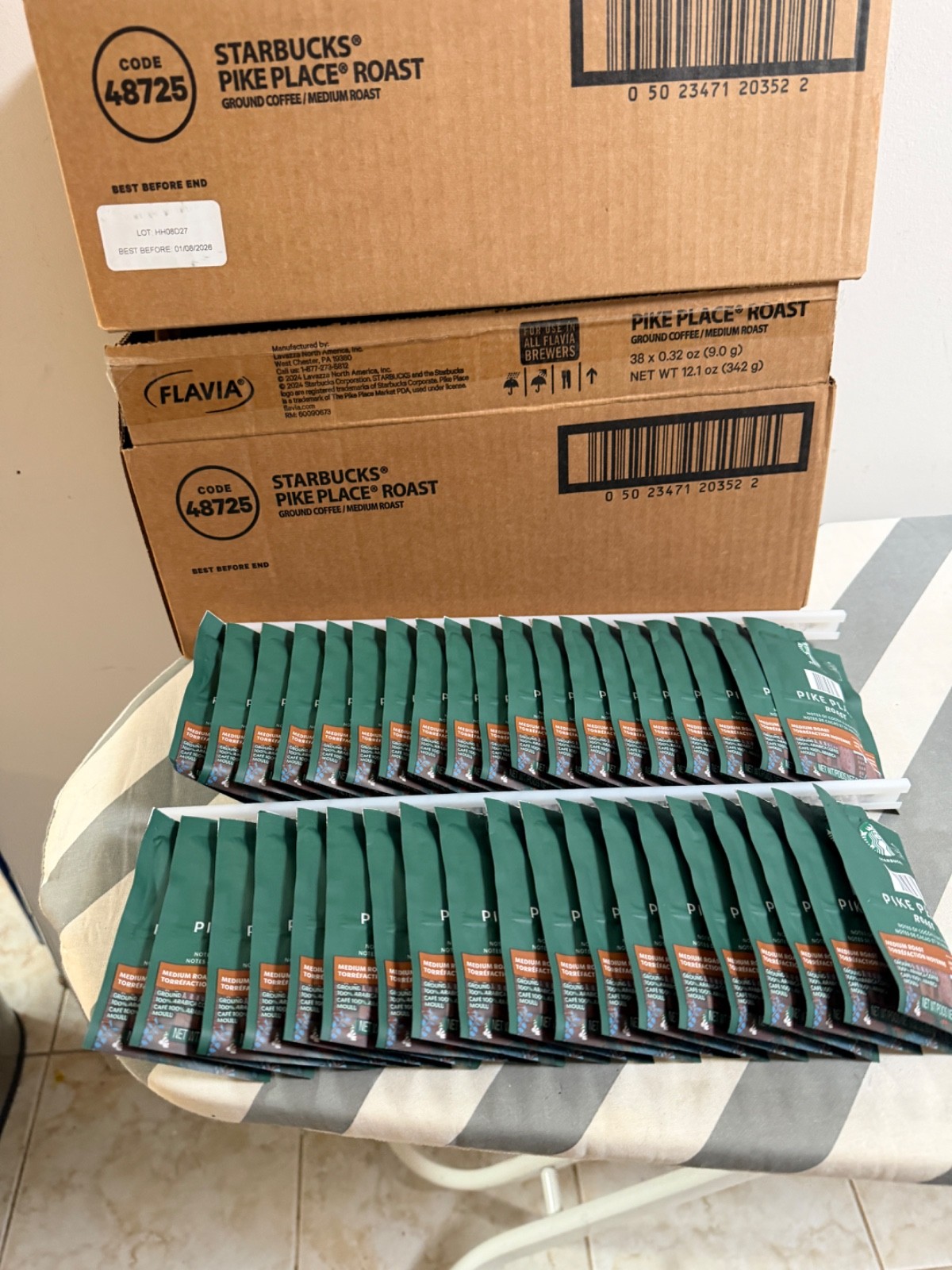 FLAVIA 48725 Starbucks Pike Place Roast Coffee Freshpack (76 .