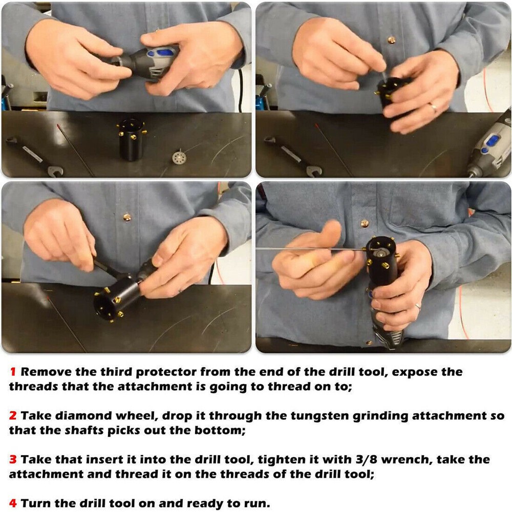 Tungsten Sharpener Grinder Electrode Sharpener Grinder Head TIG Welding Tool