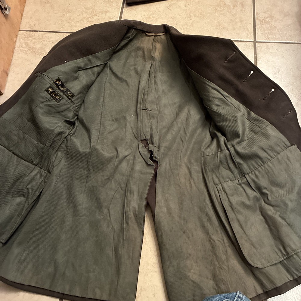 ORIGINAL WWII US ARMY OFFICER CLASS A DRESS JACKET- Small-with hat size 7 1/8