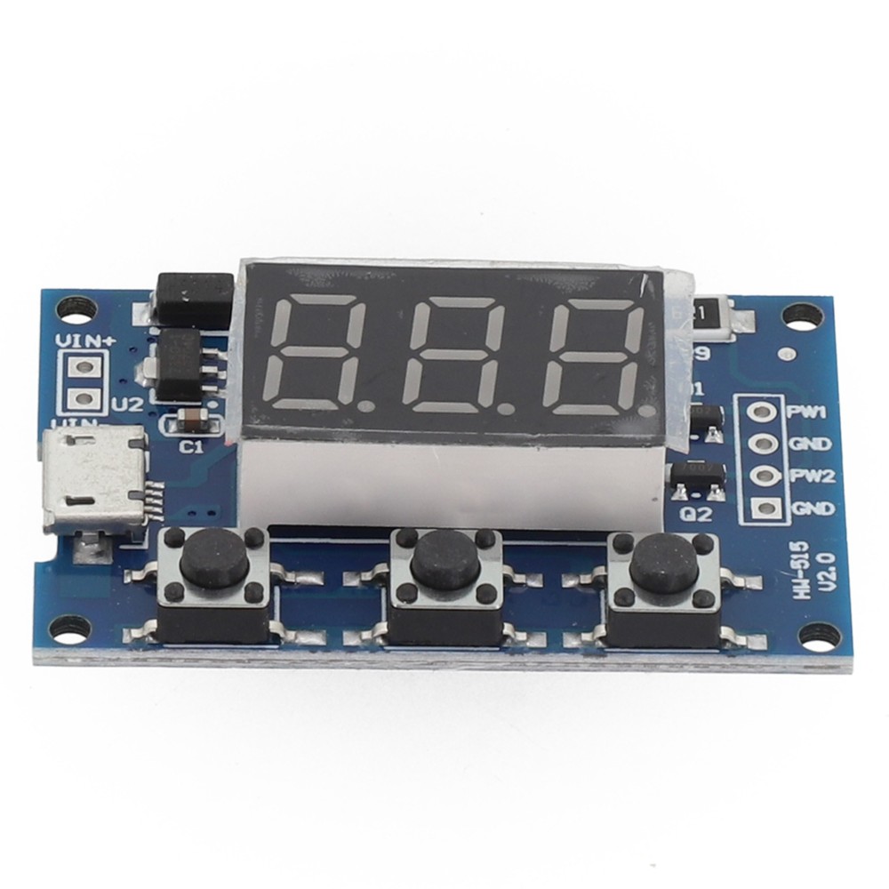 Compact 2 Channel Square Wave Generator Module with LED Display Buy Now