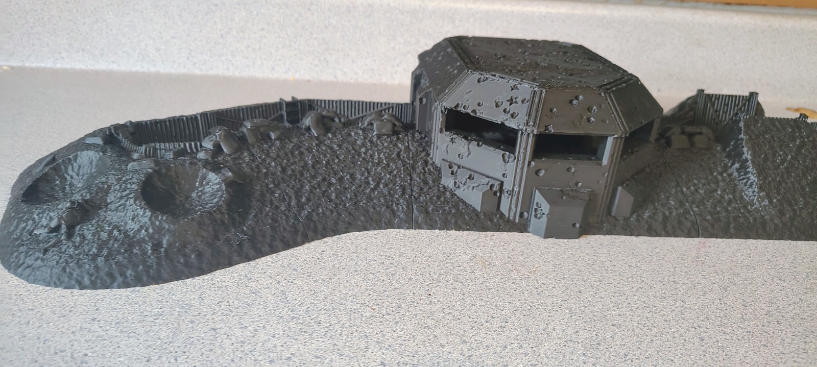 Modular Trench Lot Terrain For Wargames, Trench Crusade Warhammer 40k Compatible