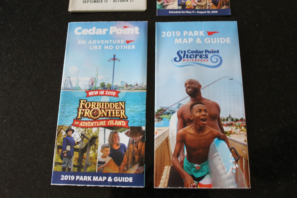 Cedar Point Park Map/Brochure