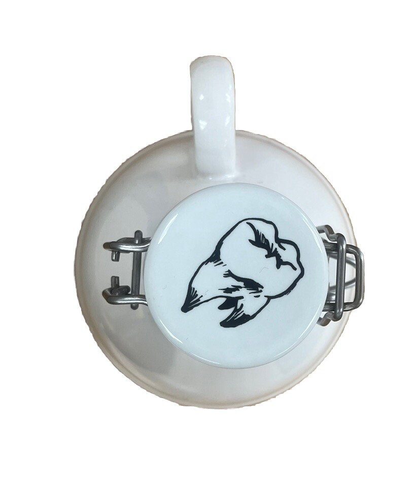 Filson Ballard 64 OZ Ceramic Growler 20234030 HANDMADE IN PORTLAND White USA CC