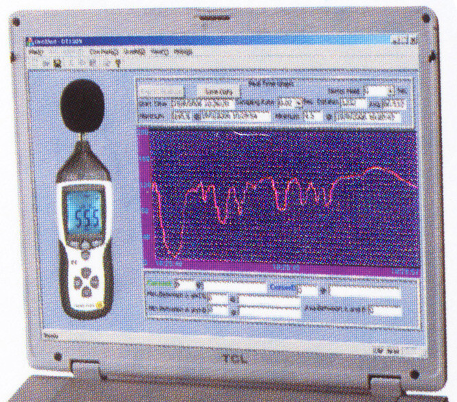 CEM DT-8851 Digital Sound Noise dB Meter Data Logger datalogger PC USB interface