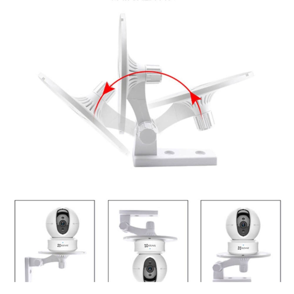 ThtRht 2 Pack Dome Camera Wall Mount L-Type Stand Cam Bracket Ceiling...