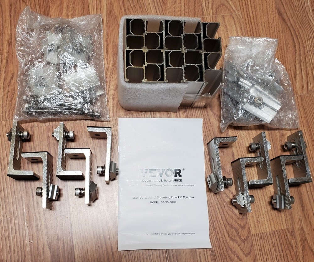 VEVOR Solar Panel Mounting Brackets Solar Panel Mounting Kit for Various Roofs