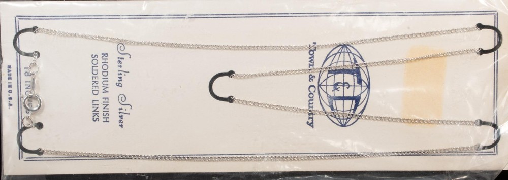 Sterling Silver Link Chain 18” NEW