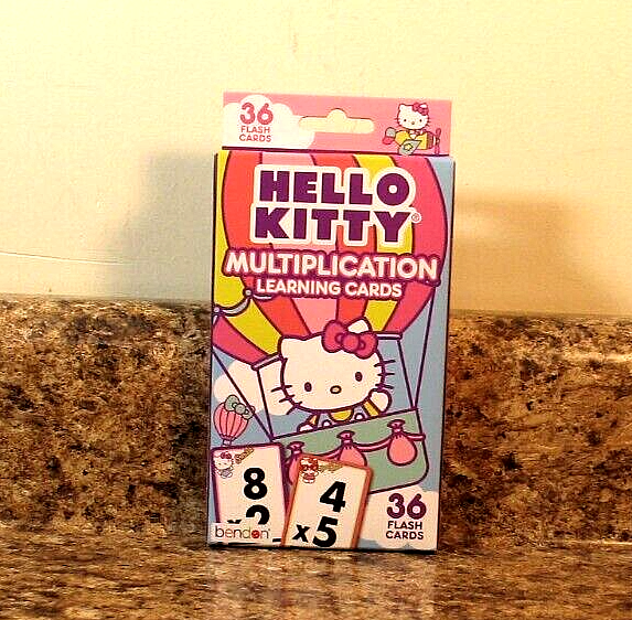 Hello Kitty Multiplication Flash Learning Cards NEW