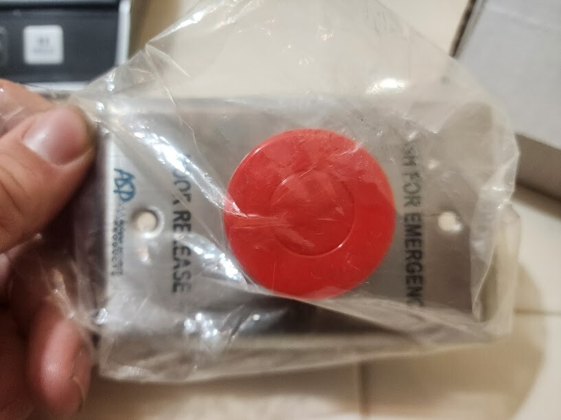 Access Security Products Model ASP-32 Push Door Release for Emergency Button