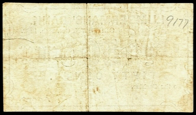 Oct 28 1862 Maine Lumbermans Bank Oldtown Civil War Era Obsolete 50¢ Banknote