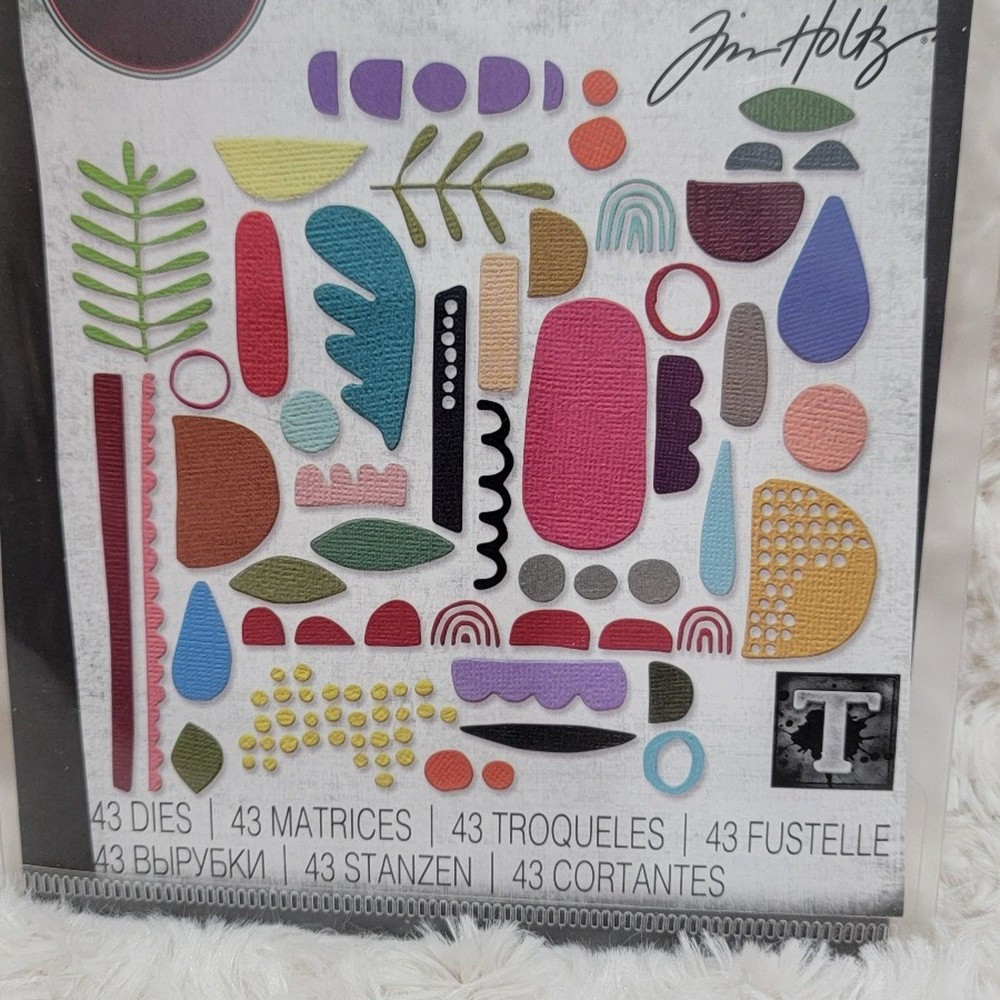 Tim Holtz Sizzix Thinlits Abstract Elements