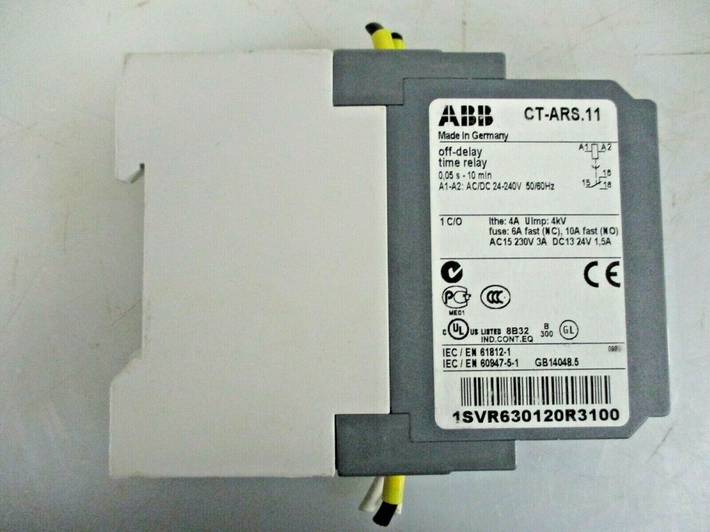 ABB OFF-DELAY TIME-RELAY CT-ARS.11