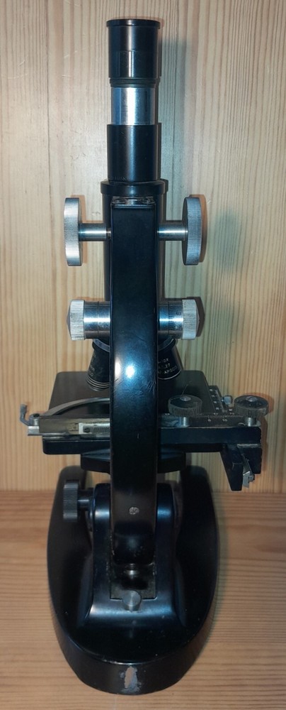 Vintage GRAF APSCO Microscope West Germany
