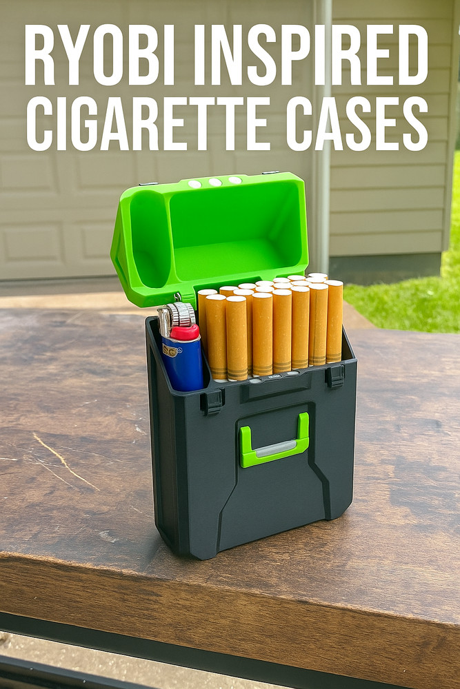 Ryobi Link Inspired Cigarette Case | The Original | 3D Printed Cigarette Case