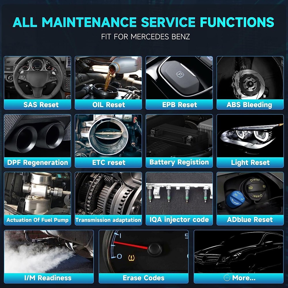 ANCEL BZ700 Full System Diagnostic for Mercedes Benz OBD2 Scanner Code Reader