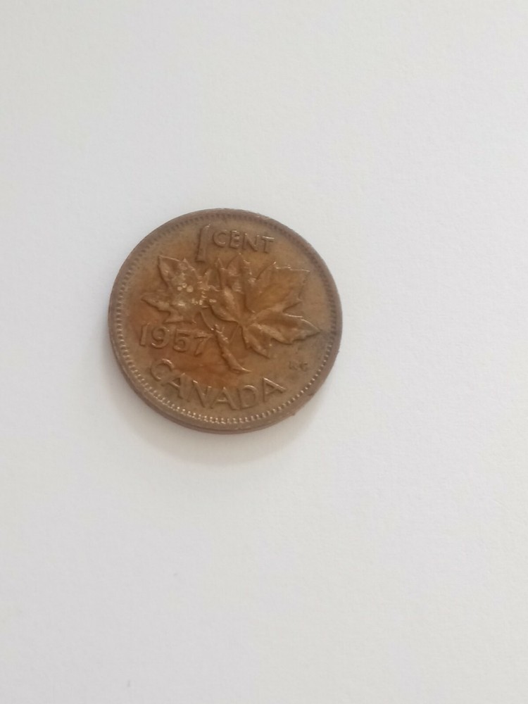 Canada One 1cent Coins 1945/9/57/64